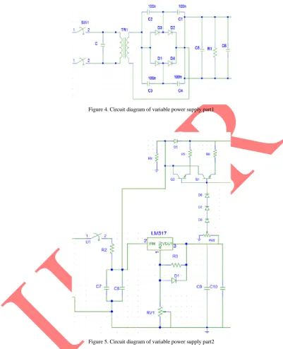 Figure 5. Circuit diagram of variable power supply part2 