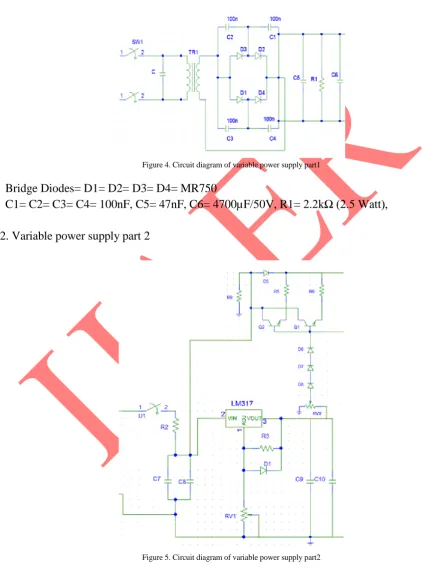 Figure 5. Circuit diagram of variable power supply part2 