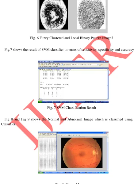 Fig. 7 SVM Classification Result 
