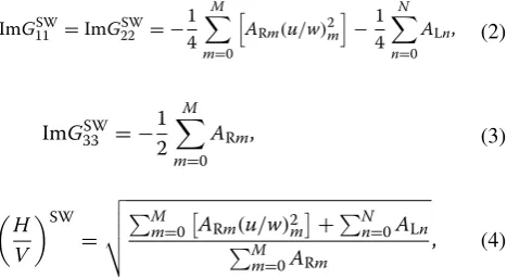 Table 1consisting of a single layer and a half-space. We assume the S-wave velocity ( lists the parameters of a two-layered medium V) in the half-space is three times 