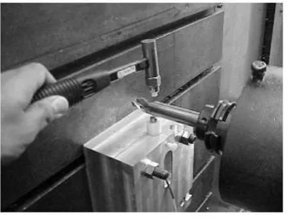 Fig 5. Rotating Tool Frf Measurement Set Up  