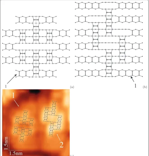 Figure 3 Models of nuclei of Ge hut clusters corresponding to the images given in Fig