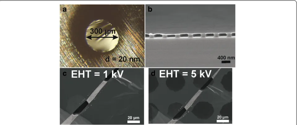Fig. 5 A patterned photoresist structure a before and b after pyrolysis in 1100 °C temperature