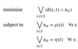 Fig. 1. Fuzzy transition system M.