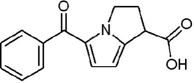 Figure 1: Structure of Ketorolac. 