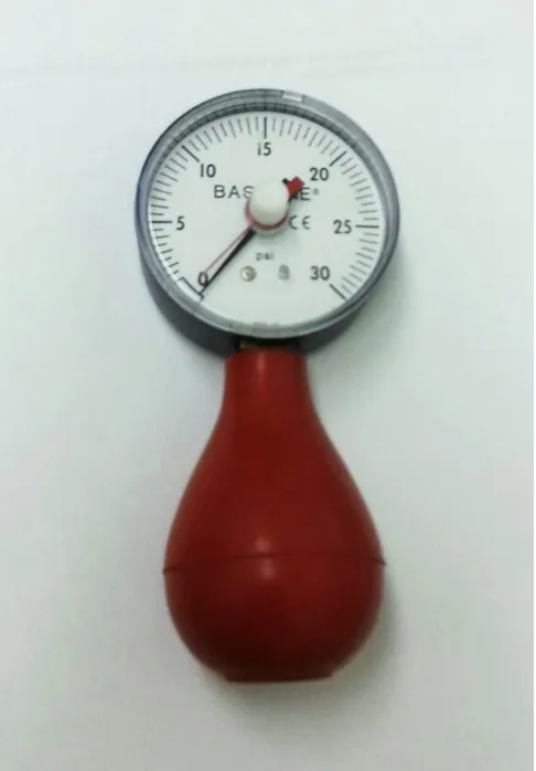 Figure 1. Baseline® Pneumatic Squeeze Bulb Dynamometer (NC 70122).  