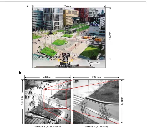 Fig. 8 Pan angle when observing a photographic pattern