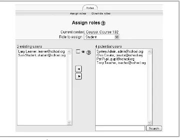 Figure 4-1. Assigning a role