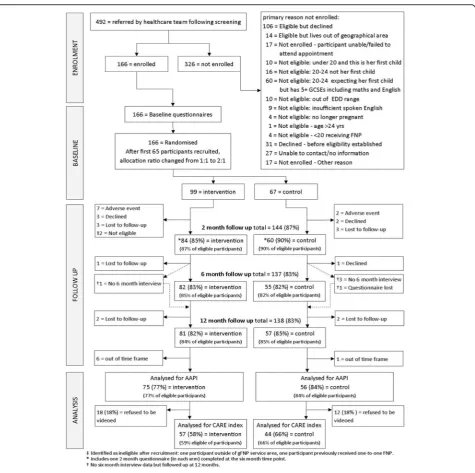 Fig. 1 Trial consolidated standards of reporting trials (CONSORT) diagram