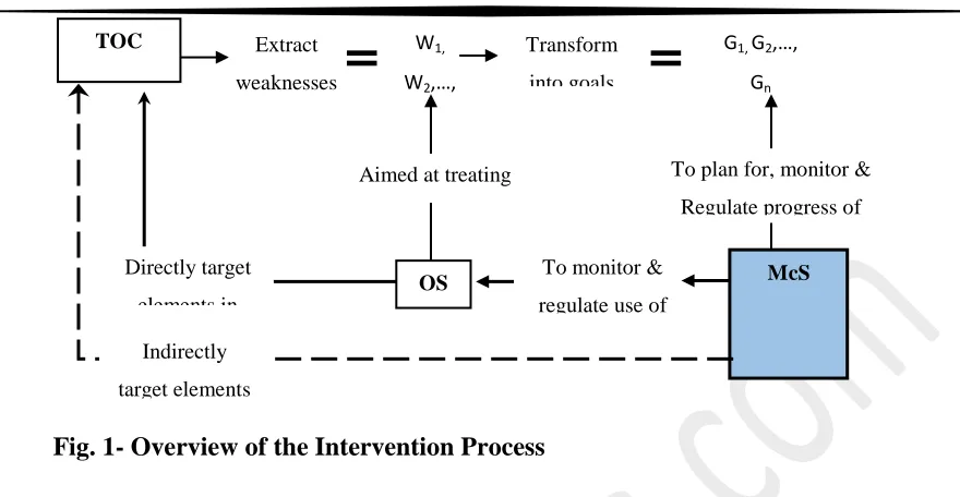 Fig. 1- Overview of the Intervention Process 