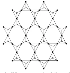 Figure 1:  Silicate network of dimension two  