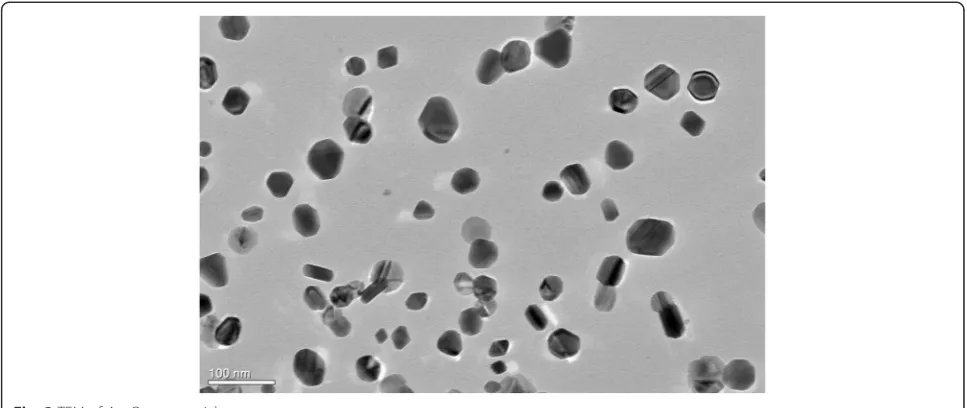 Fig. 3 TEM of Ag2O nanoparticles
