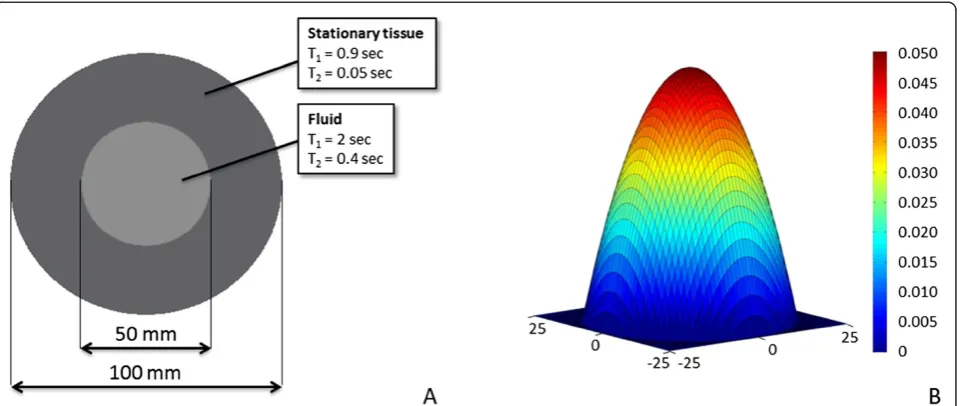 Figure 3 Flow simulations. (A)whereas the inner cylinder represents the fluid. Illustration of the geometry of the flow anatomical model