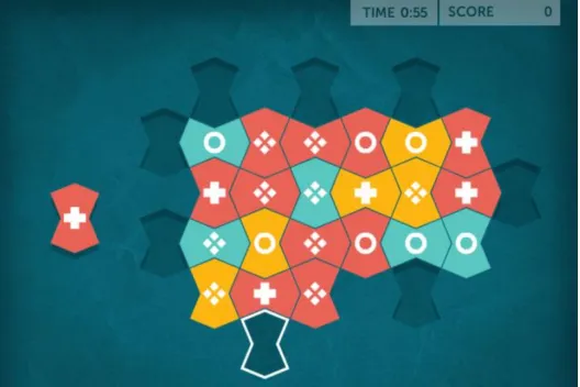Figure 3. A representation of what subjects are expected to accomplish in the game Chalkboard Challenge