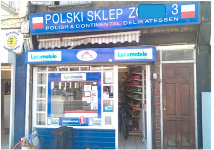 Figure 1. Shop exterior.