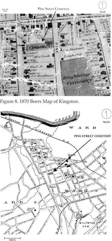 Figure 8. 1870 Beers Map of Kingston.