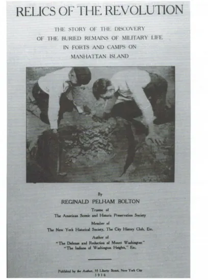 Figure .... 1. A contemporary advertisement for the Relics of the Revolution (Bolton 1916)