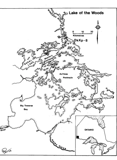 Figure 1. Location of the Ballynacree site (DkKp-8). 
