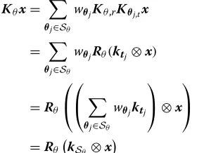 Figure 2 shows an example of a slice of camera poseswhich have the same roll angle. Given a slice Sθ, the blurcaused by camera motion within Sθ can be formulated as�