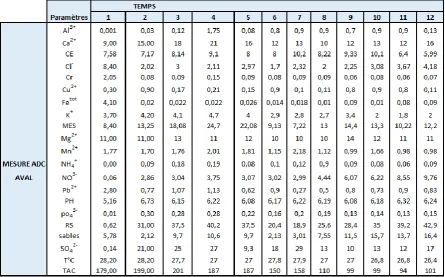Table 8 Simulation of the ADC algorithm in Aval 