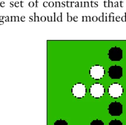 Figure 4. An Othello board before black’s play.