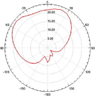 Figure 9. (i) Simulated E-field Radiation Pattern         
