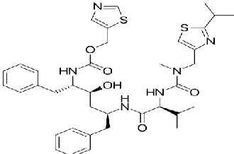 Fig 1: Structure of Ritonavir 