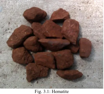 Fig. 3.1: Hematite 