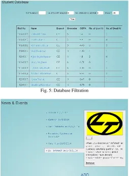 Fig. 5: Database Filtration 