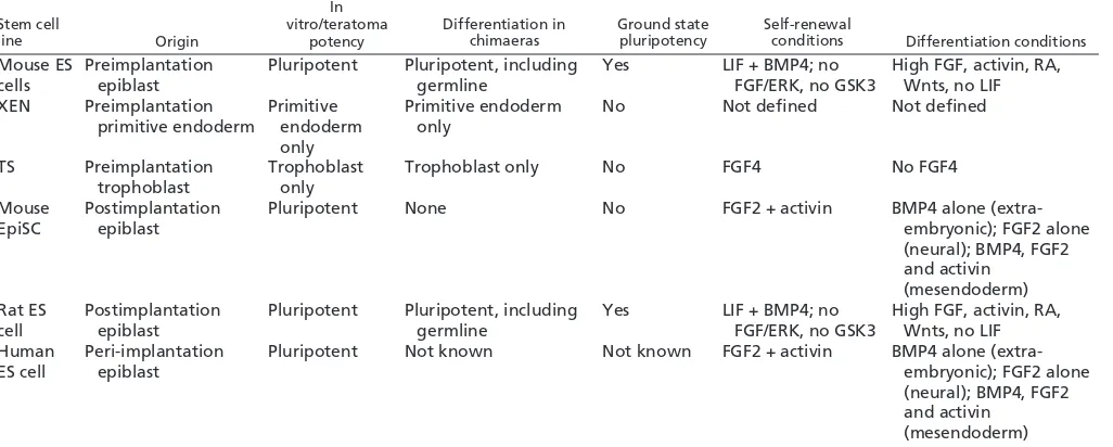 Fig. 4. FGF signalling in early cell lineage specification in themouse embryo. Schematics of mouse embryos at embryonic day (E)3.25, E3.75 and E4.5