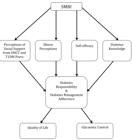 Figure 5.1 Model of SMBI including Diabetes Knowledge 