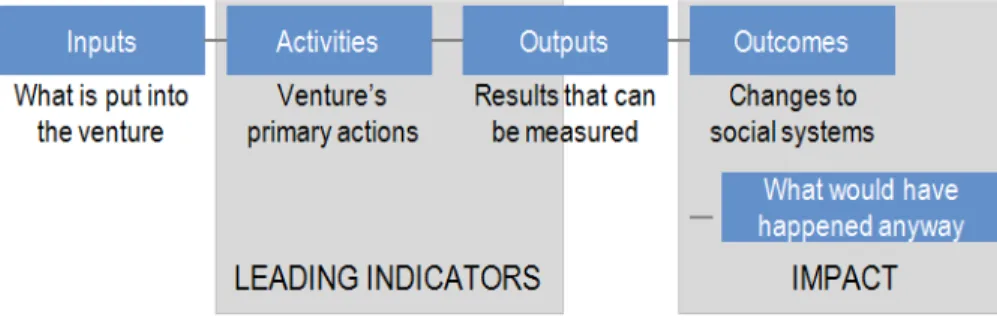 Figure 5: The impact value chain 