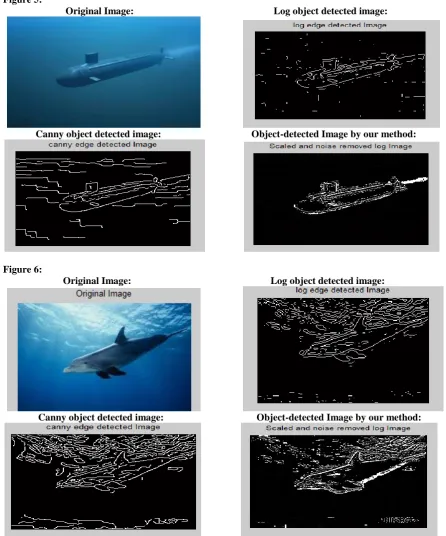 Figure 5:                          Original Image:                                                        Log object detected image: 