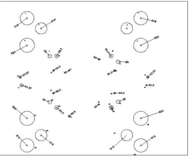 Figure 3. Top view of example part. 
