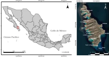 Figure 1: Location of the study area (left) and loca-tion of the visited sites in the study area (right)