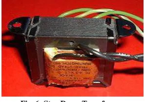 Fig. 6: Step Down Transformer  