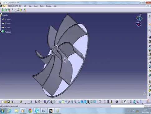 Figure 9. Snapshot of Assembly Generated in CATIA  