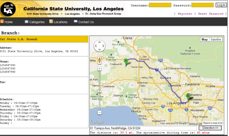 Figure 4: Google Map and GPS Based Tracking System 