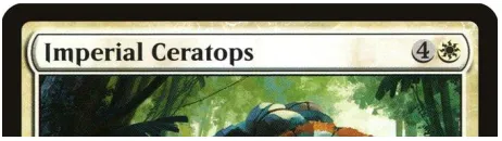 Figure 2: Example of a Magic: The Gathering card name 