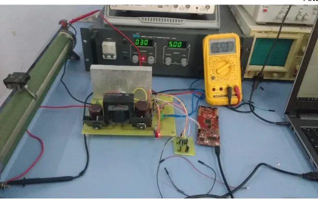 Fig 12 Experimental setup with constant DC source 