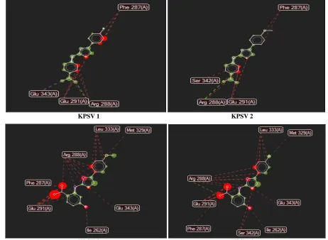 FIG. 6: INTERACTIONS OF KPSV 1, 2, 3, 4 WITH 3V9V 