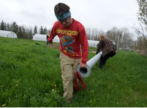 Figure 1: Wind Turbine Installation (photo courtesy of COA) 