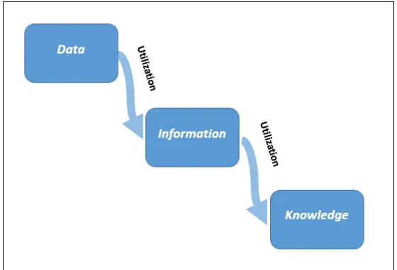 Figure 4:  Data, Information, and Knowledge aspects of Information Systems. 