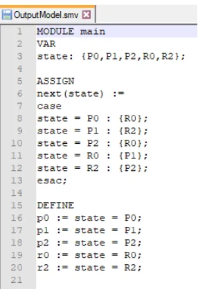 Figure 3: Generated Model.