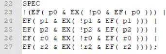Figure 4: CTL Formula for Speciﬁcation.