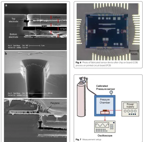 Fig. 6 Photo of fabricated sensor device after chip on board (COB) 