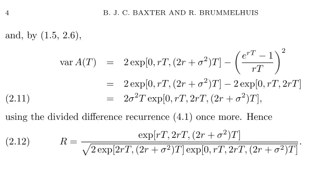 Figure 1, which displays values of the closely related quantity