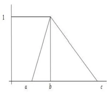 Figure 1: Triangular fuzzy numbers.