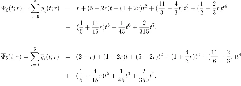 Table 2 show the comparison of the exact solution and the approximate solution obtainedby HPM at t = 0:1 and t = 0:3 for any r 2 [0; 1]