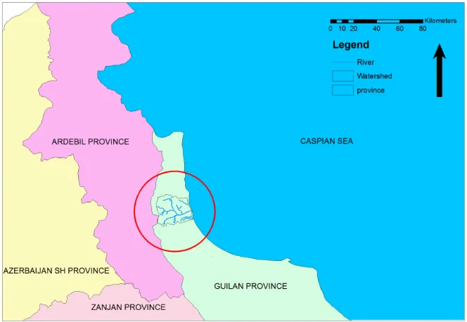 Fig 1 Geographical location of the study area 